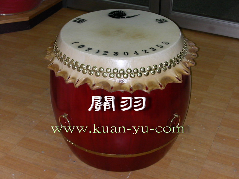 臺灣製廣東獅鼓(單面皮)