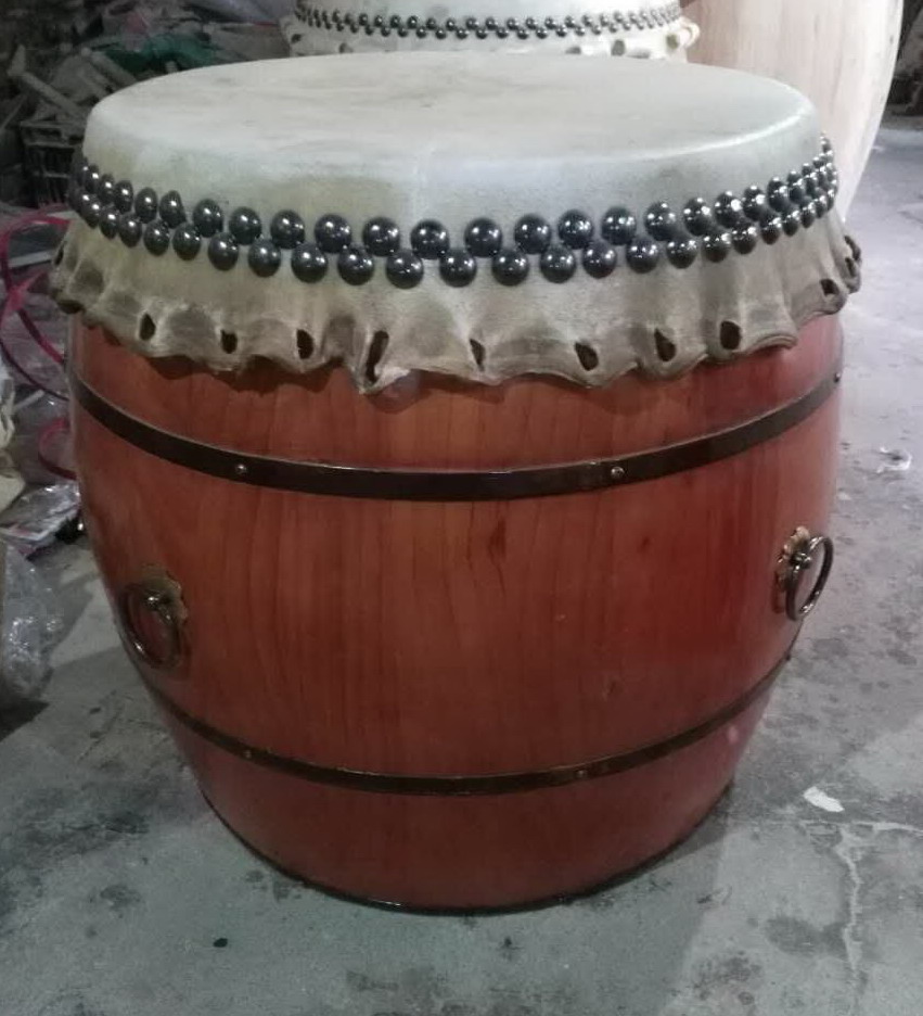 中國製高檔廣東獅鼓(單面皮)