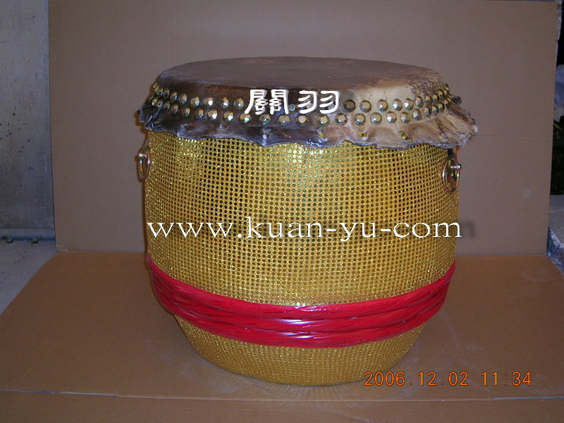 中國製中檔廣東獅鼓(單面皮)
