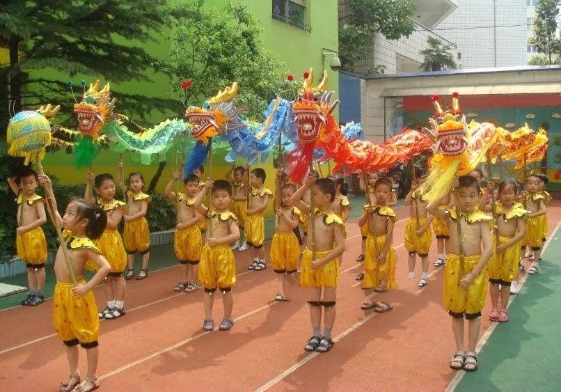 綢布小龍(幼兒園用)